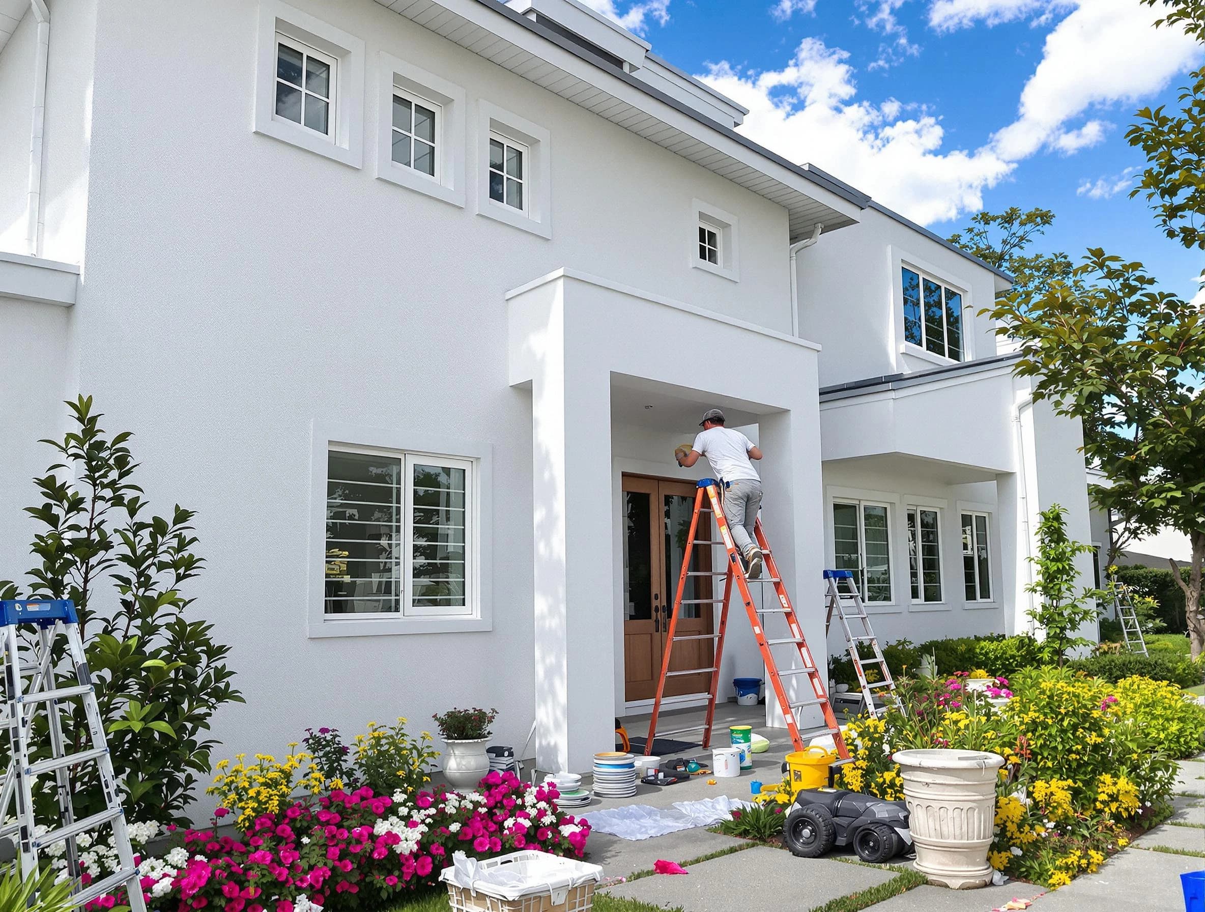 Avon House Painters team delivering a fresh exterior coat in Avon, OH